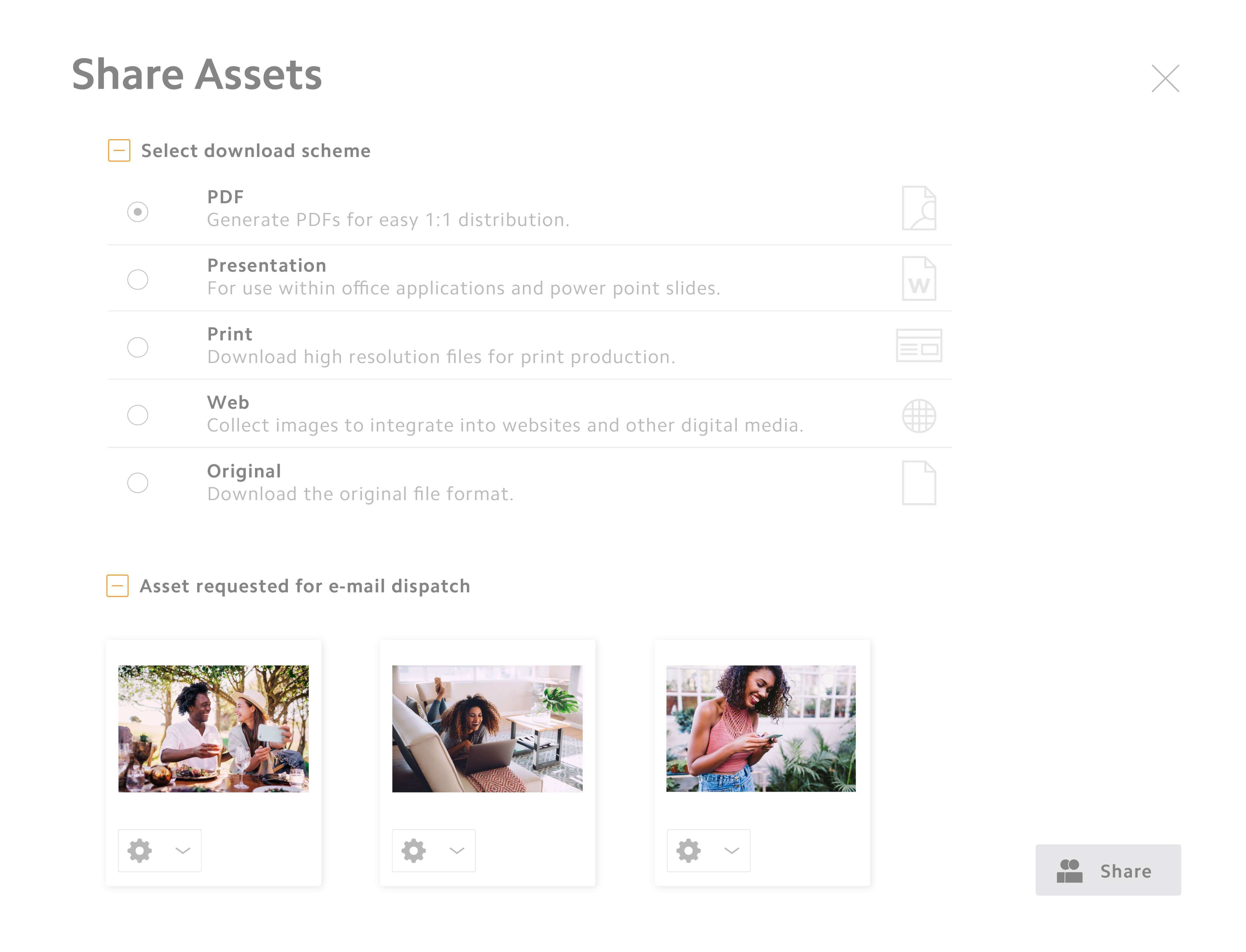 Digital Asset Manager Share Assets