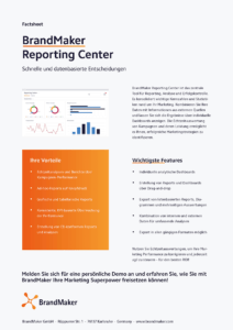 Product Factsheet BrandMaker Reporting Center