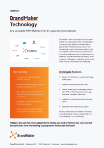 Product Factsheet BrandMaker Technology