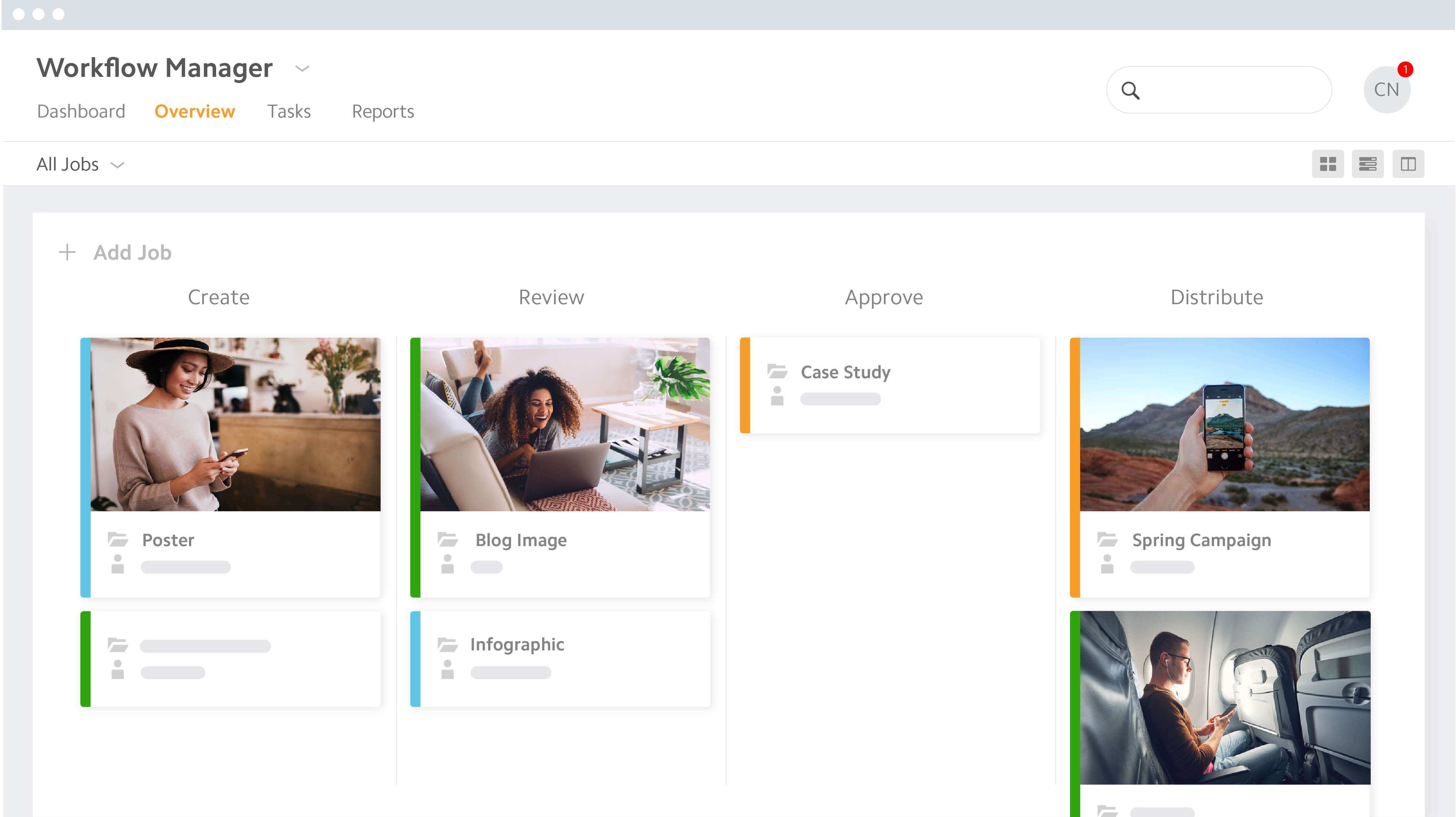 Workflow Manager Kanban View