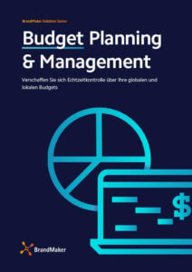 BrandMaker Solution Brochure Budget Management Deutsch