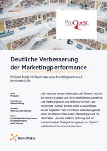 Case Study ProQuest BrandMaker