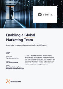 Case Study Vertiv BrandMaker