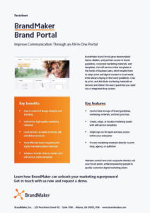 BrandMaker Product Factsheet Brand Portal EN