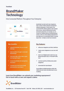 BrandMaker Product Factsheet Technology EN